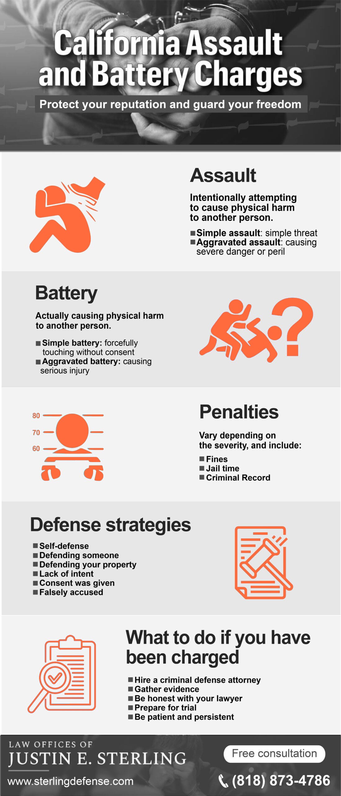 California Assault and Battery Charges Attorney