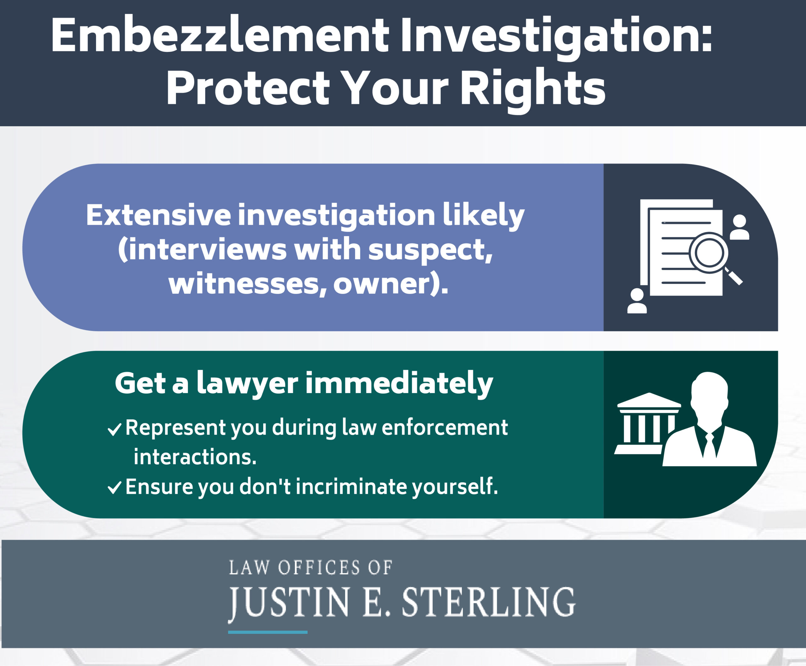Embezzlement Protect Rights