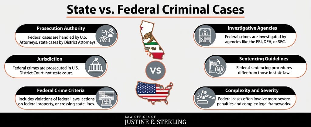 State vs Federal Criminal Cases